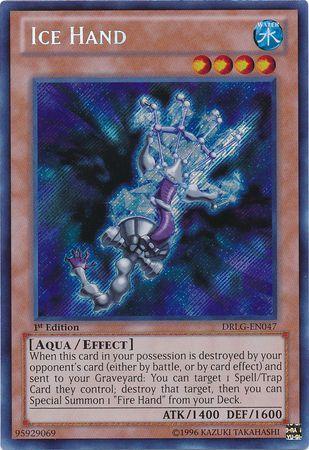 Ice Hand | Dragons of Legend | DRLG-EN047 | Secret Rare | 1st