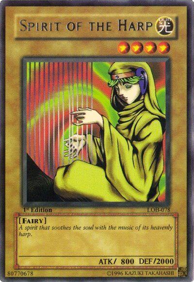 Spirit of the Harp | Legend of Blue Eyes White Dragon | LOB-078 | Rare | 1st