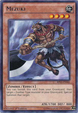 Mezuki | Battle Pack 3: Monster League | BP03-EN046 | Rare | 1st