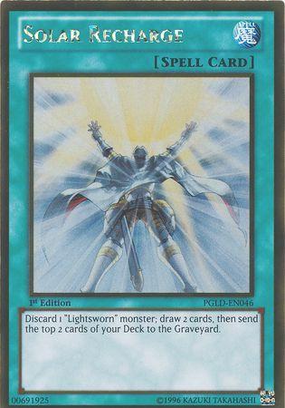 Solar Recharge | Premium Gold | PGLD-EN046 | Gold Rare | 1st