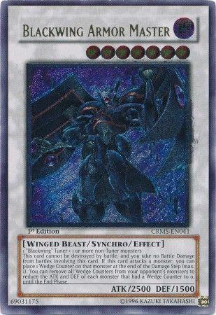 Blackwing Armor Master | Crimson Crisis | CRMS-EN041 | Ultimate Rare | 1st