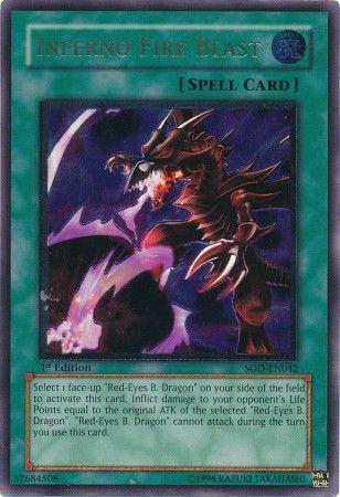 Inferno Fire Blast | Soul of the Duelist | SOD-EN042 | Ultimate Rare | 1st