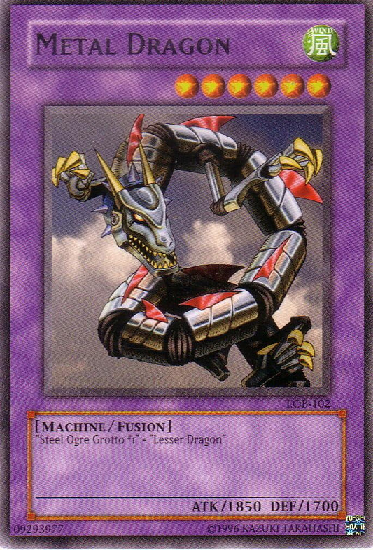 Metal Dragon | Legend of Blue Eyes White Dragon | LOB-102 | Rare