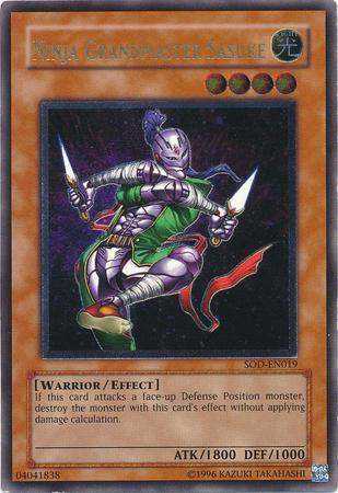Ninja Grandmaster Sasuke | Soul of the Duelist | SOD-EN019 | Ultimate Rare