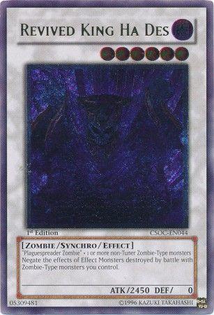 Revived King Ha Des | Crossroads of Chaos | CSOC-EN044 | Ultimate Rare | 1st