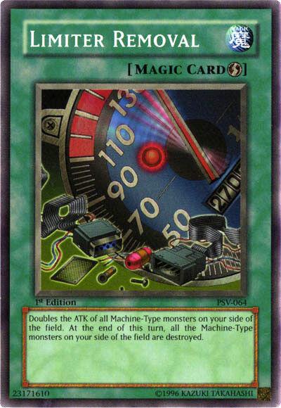 Limiter Removal | Pharaoh's Servant | PSV-064 | Super Rare | 1st