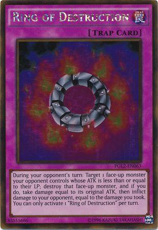 Ring of Destruction | Premium Gold: Return of the Bling | PGL2-EN063 | Gold Rare