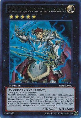 Sacred Noble Knight of King Artorigus | Shadow Specters | SHSP-EN087 | Ultra Rare | 1st
