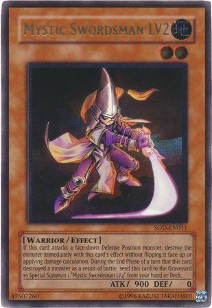 Mystic Swordsman LV2 | Soul of the Duelist | SOD-EN011 | Ultimate Rare