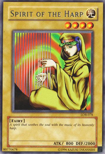 Spirit of the Harp | Legend of Blue Eyes White Dragon | LOB-078 | Rare