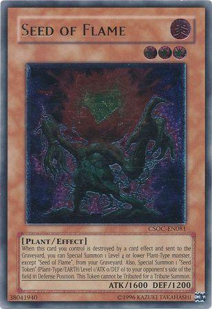 Seed of Flame | Crossroads of Chaos | CSOC-EN081 | Ultimate Rare