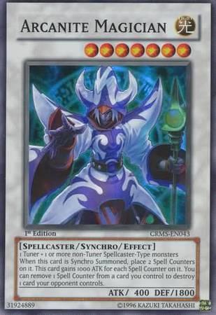 Arcanite Magician | Crimson Crisis | CRMS-EN043 | Super Rare | 1st