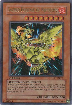 Sacred Phoenix of Nephthys | Flaming Eternity | FET-EN005 | Ultra Rare Ultimate Rare | 1st