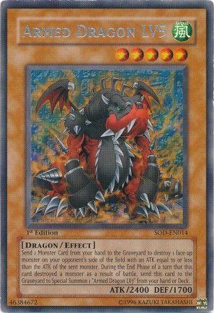 Armed Dragon LV5 | Soul of the Duelist | SOD-EN014 | Rare Ultimate Rare | 1st
