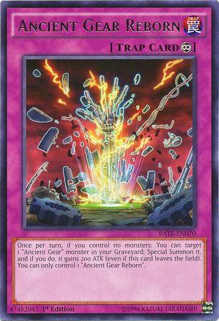 Ancient Gear Reborn | Raging Tempest | RATE-EN070 | Rare | 1st
