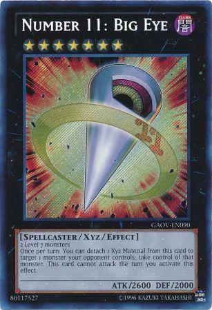Number 11: Big Eye | Galactic Overlord | GAOV-EN090 | Secret Rare
