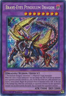 Brave-Eyes Pendulum Dragon | Raging Tempest | RATE-EN039 | Secret Rare | 1st