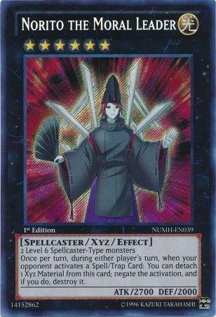 Norito the Moral Leader | Number Hunters | NUMH-EN039 | Secret Rare | 1st