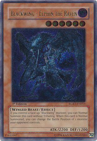 Blackwing - Elphin the Raven | Raging Battle | RGBT-EN013 | Ultimate Rare | 1st