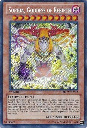 Sophia, Goddess of Rebirth | Hidden Arsenal 7: Knight of Stars | HA07-EN055 | Secret Rare | 1st