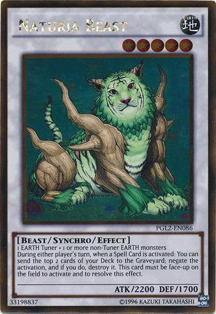 Naturia Beast | Premium Gold: Return of the Bling | PGL2-EN086 | Gold Rare