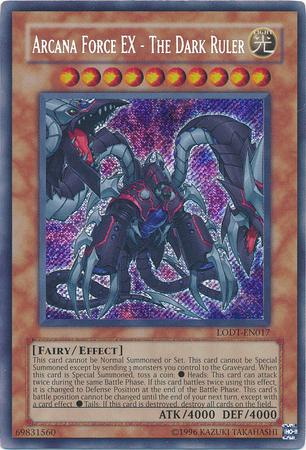 Arcana Force EX - The Dark Ruler | Light of Destruction | LODT-EN017 | Secret Rare