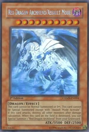 Red Dragon Archfiend/Assault Mode | Crimson Crisis | CRMS-EN004 | none | 1st