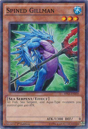 Spined Gillman | Battle Pack 3: Monster League | BP03-EN059 | Shatterfoil Rare | 1st