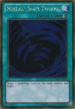 Mystical Space Typhoon | Premium Gold | PGLD-EN079 | Gold Rare