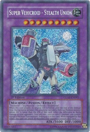 Super Vehicroid - Stealth Union | Gladiator's Assault | GLAS-EN041 | Secret Rare | 1st