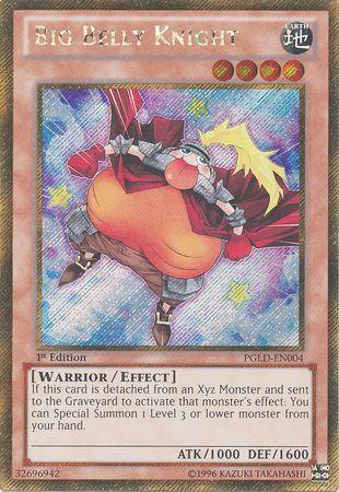 Big Belly Knight | Premium Gold | PGLD-EN004 | Gold Secret Rare | 1st