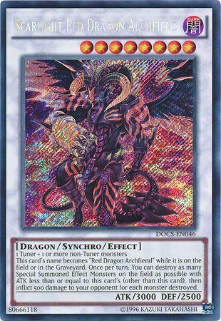 Scarlight Red Dragon Archfiend | Dimension of Chaos | DOCS-EN046 | Secret Rare
