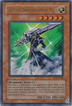 Silent Swordsman LV5 | Flaming Eternity | FET-EN008 | Ultra Rare Ultimate Rare