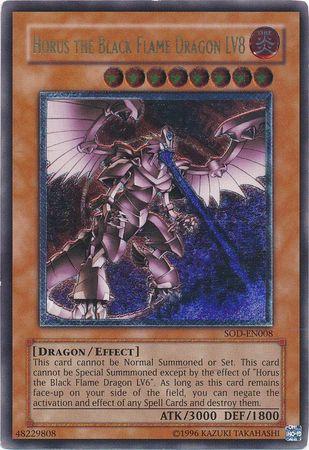 Horus the Black Flame Dragon LV8 | Soul of the Duelist | SOD-EN008 | Ultimate Rare