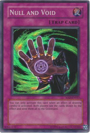 Null and Void | Soul of the Duelist | SOD-EN057 | Super Rare Ultimate Rare