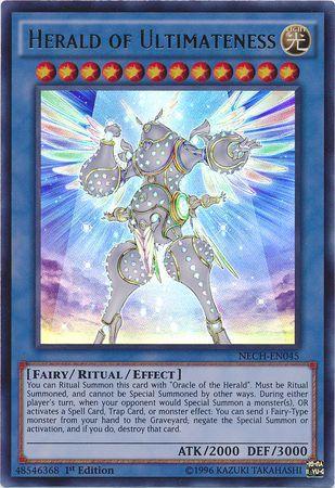 Herald of Ultimateness | The New Challengers | NECH-EN045 | Ultra Rare | 1st