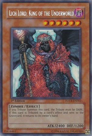 Lich Lord, King of the Underworld | Force of the Breaker | FOTB-EN062 | Secret Rare | 1st