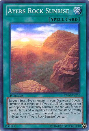 Ayers Rock Sunrise | Dragons of Legend | DRLG-EN020 | Super Rare | 1st