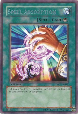 Spell Absorption | Flaming Eternity | FET-EN039 | Rare Ultimate Rare | 1st