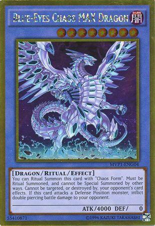 Blue-Eyes Chaos MAX Dragon | Yu-Gi-Oh! The Dark Side of Dimensions Movie Pack | MVP1-ENG04 | Gold Rare