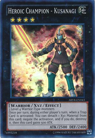 Heroic Champion - Kusanagi | Abyss Rising | ABYR-EN043 | Super Rare