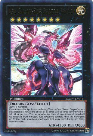 Neo Galaxy-Eyes Photon Dragon | Galactic Overlord | GAOV-EN041 | Ultra Rare | 1st