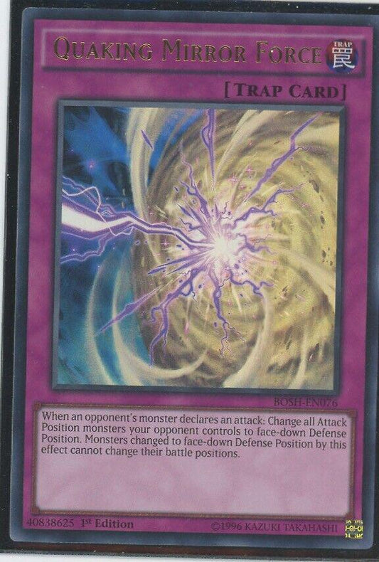 Quaking Mirror Force | Breakers of Shadow | BOSH-EN076 | none