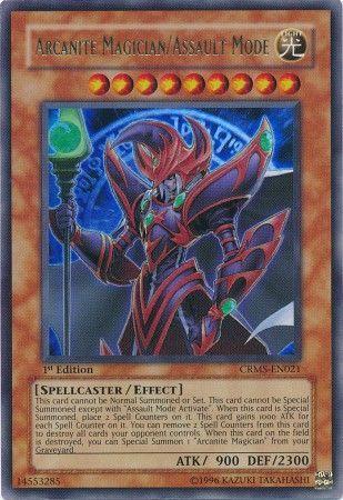 Arcanite Magician/Assault Mode | Crimson Crisis | CRMS-EN021 | Ultra Rare | 1st