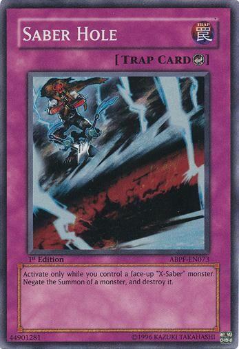 Saber Hole | Absolute Powerforce | ABPF-EN073 | Super Rare | 1st
