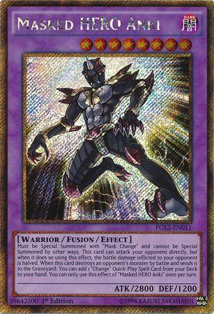 Masked HERO Anki | Premium Gold: Return of the Bling | PGL2-EN011 | Gold Secret Rare | 1st