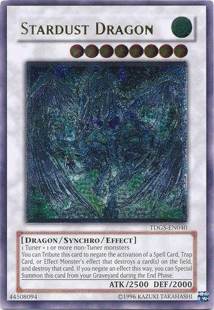 Stardust Dragon | The Duelist Genesis | TDGS-EN040 | Ultimate Rare
