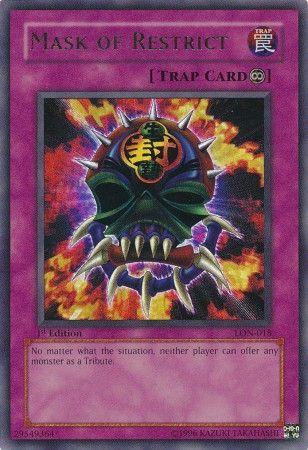 Mask of Restrict | Labyrinth of Nightmare | LON-018 | Ultra Rare | 1st