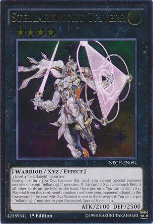 Stellarknight Triverr | The New Challengers | NECH-EN054 | Ultimate Rare | 1st