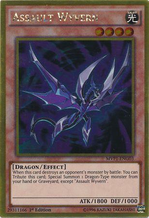Assault Wyvern | Yu-Gi-Oh! The Dark Side of Dimensions Movie Pack | MVP1-ENG03 | Gold Rare | 1st